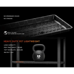 Spider Farmer 3 Tier Metal Plant Stand With Trays 21 Spider Farmer 3 Tier Metal Plant Stand With Trays -Eds Plant Shop spider farmer 3 tier metal plant stand with trays 328807