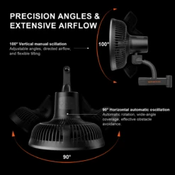 Spider Farmer 6" Clip-On Fan For Indoor Plants -Eds Plant Shop spider farmer 6 clip on fan for indoor plants 375607