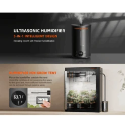 Spider Farmer Cool Mist Humidifier 6L | Compact Humidity Solution For Grow Tents -Eds Plant Shop spider farmer cool mist humidifier 6l compact humidity solution for grow tents 301690