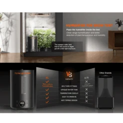 Spider Farmer Cool Mist Humidifier 6L | Compact Humidity Solution For Grow Tents -Eds Plant Shop spider farmer cool mist humidifier 6l compact humidity solution for grow tents 942609