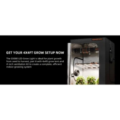 Spider Farmer G5000 480W Dimmable Full Spectrum LED Grow Light | High-Yield Efficiency -Eds Plant Shop spider farmer g5000 480w dimmable full spectrum led grow light high yield efficiency 301872