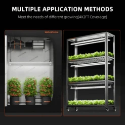 Spider Farmer Glow80 80W Full Spectrum LED Grow Light | Sunlike Spectrum For All Growth Cycles -Eds Plant Shop spider farmer glow80 80w full spectrum led grow light sunlike spectrum for all growth cycles 356459