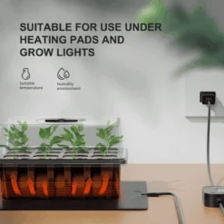 Spider Farmer Seed Starting Trays (4-Pack) | 12-Cell Trays With Domes For Optimal Germination -Eds Plant Shop spider farmer seed starting trays 4 pack 12 cell trays with domes for optimal germination 578004