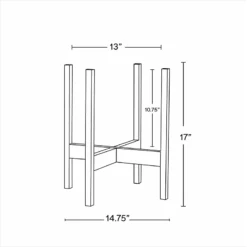 Square-Leg Mahogany Plant Stand — Adjustable Height, Indoor/Outdoor 16 Square-Leg Mahogany Plant Stand — Adjustable Height, Indoor/Outdoor -Eds Plant Shop square leg mahogany plant stand adjustable height indooroutdoor 1355397