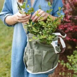 Stylish Garden Tote Bag With Pockets – Durable, Mesh Bottom -Eds Plant Shop stylish garden tote bag with pockets durable mesh bottom 267035