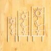 Sun, Moon & Star Houseplant Trellis -Eds Plant Shop sun moon star houseplant trellis 292653