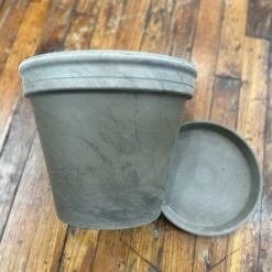 Terra Cotta Pot With Saucer-Basalt Delivery/ In Store Only