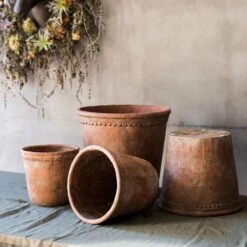 Terracotta & Concrete Planter Pot -Eds Plant Shop terracotta concrete planter pot 648862