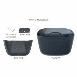 WallyGrow Eco Wall Planter – Charcoal Vertical Garden Planter -Eds Plant Shop wallygrow eco wall planter charcoal vertical garden planter 7010737