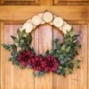 Winter Wood Slice Wreath Kit -Eds Plant Shop winter wood slice wreath kit 457175
