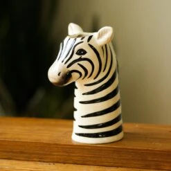 Zebra Vase -Eds Plant Shop zebra vase 6825487