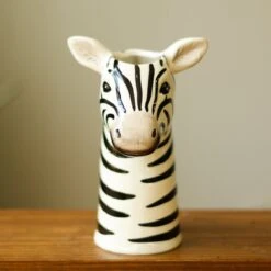 Zebra Vase -Eds Plant Shop zebra vase 9774367